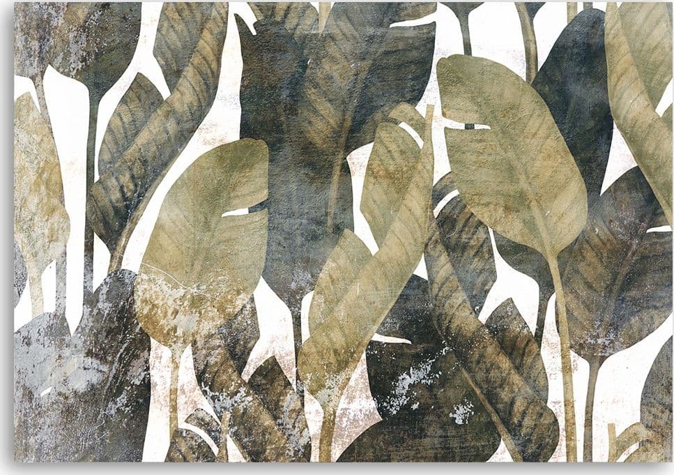 Quadro su tela, Foglie di banana in Poster e stampe Collezione Casa - Trebisacce, commercioVirtuoso.it