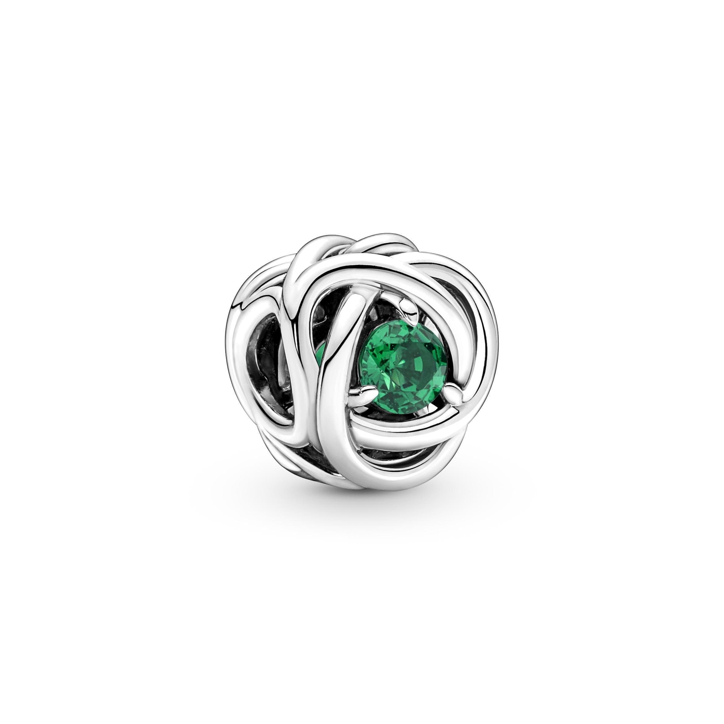 Pandora - Charm Cerchio Eterno Verde Scuro Maggio