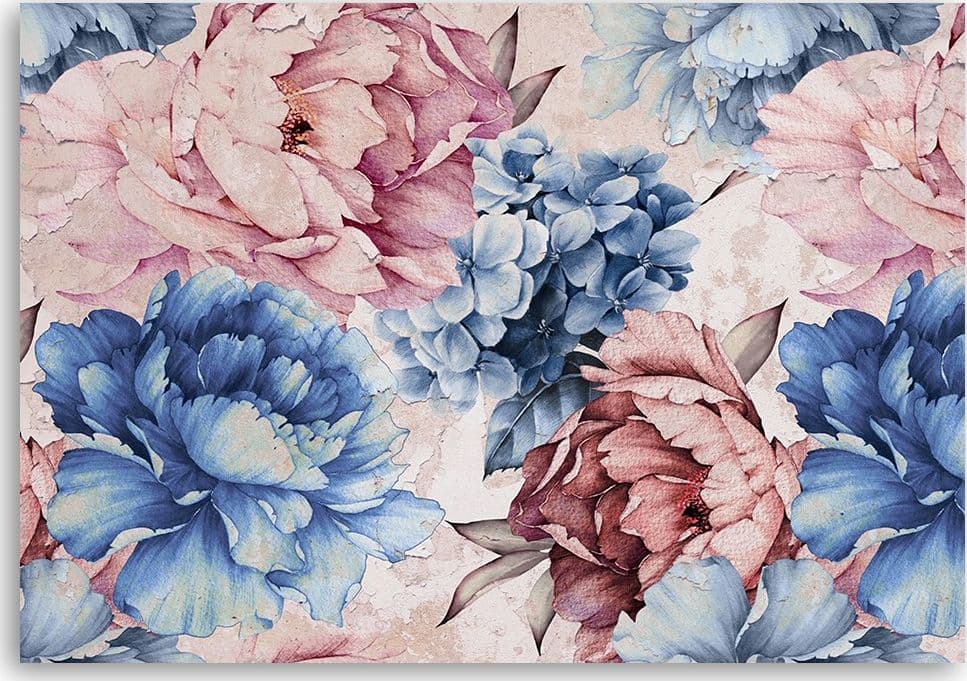 Quadro su tela, Peonie pastello in Poster e stampe Collezione Casa - Trebisacce, commercioVirtuoso.it