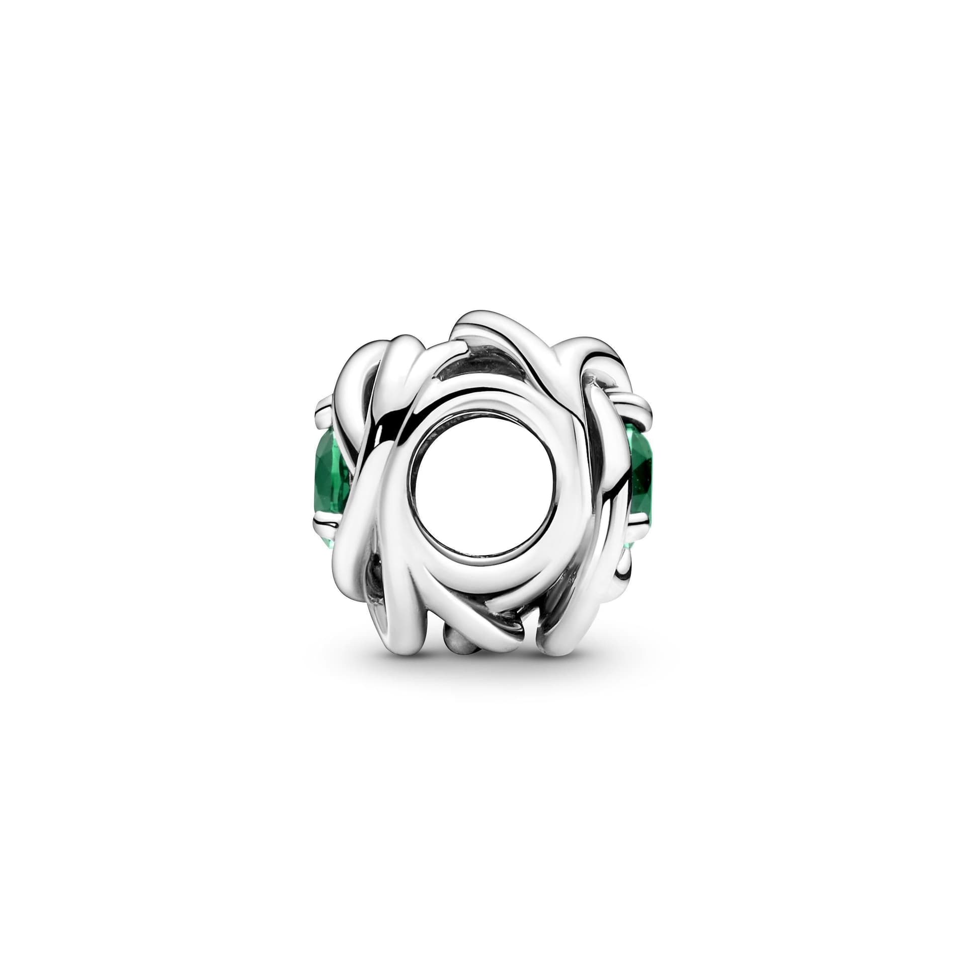Pandora - Charm Cerchio Eterno Verde Scuro Maggio in Bead Charm Alba Gioielli - Casoria, commercioVirtuoso.it