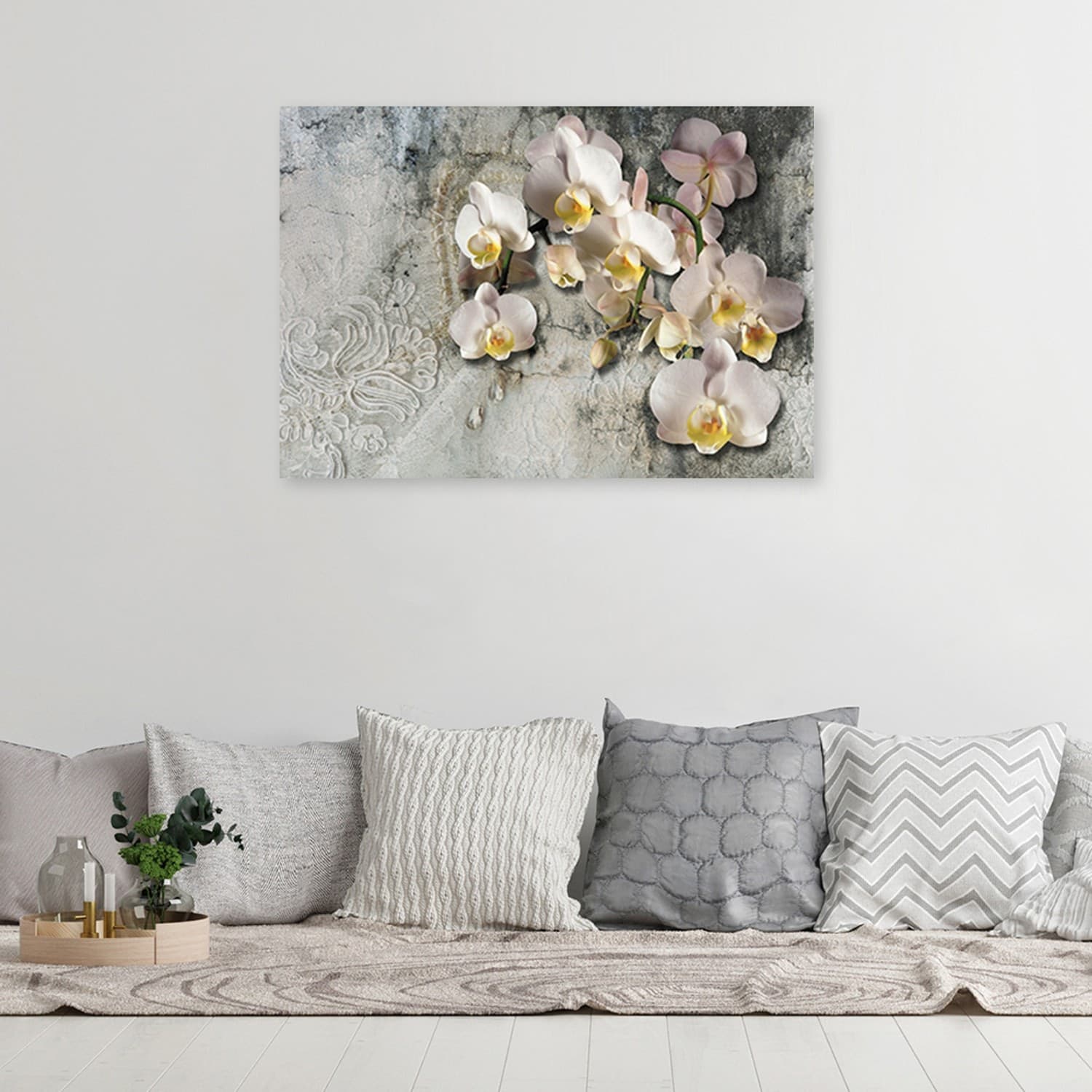 Quadro su tela, Fiori di orchidee soleggiate in Poster e stampe Collezione Casa - Trebisacce, commercioVirtuoso.it