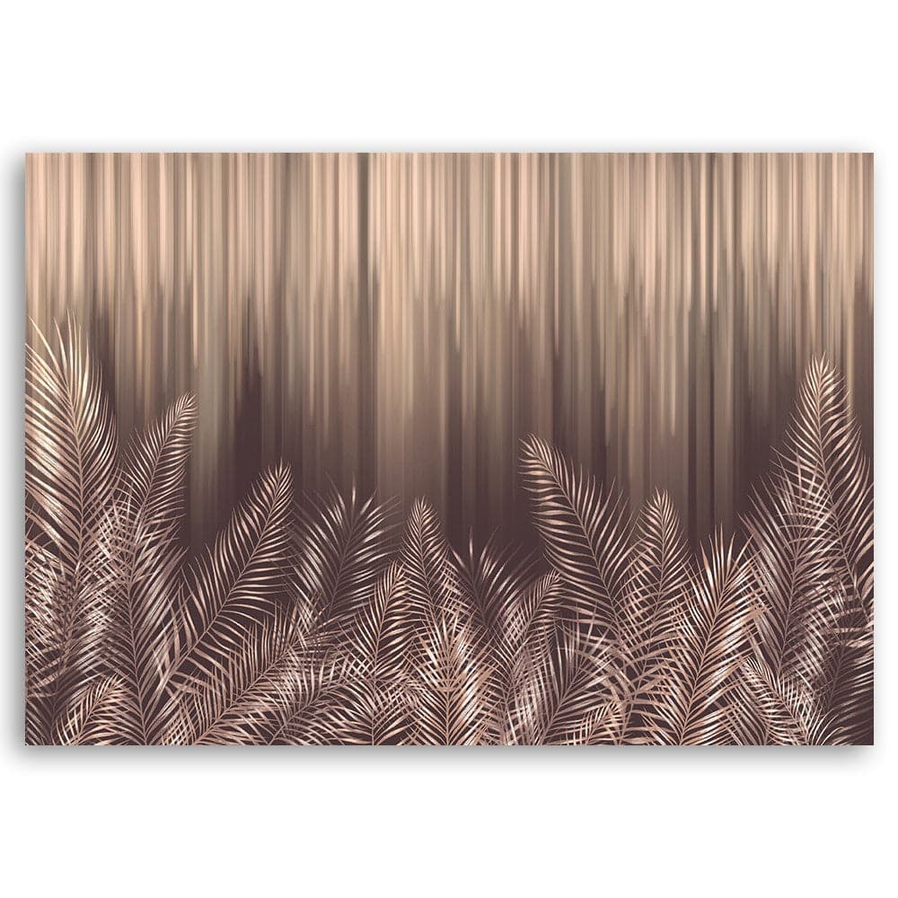 Quadro su tela, Foglie esotiche di palma 3D in Poster e stampe Collezione Casa - Trebisacce, commercioVirtuoso.it