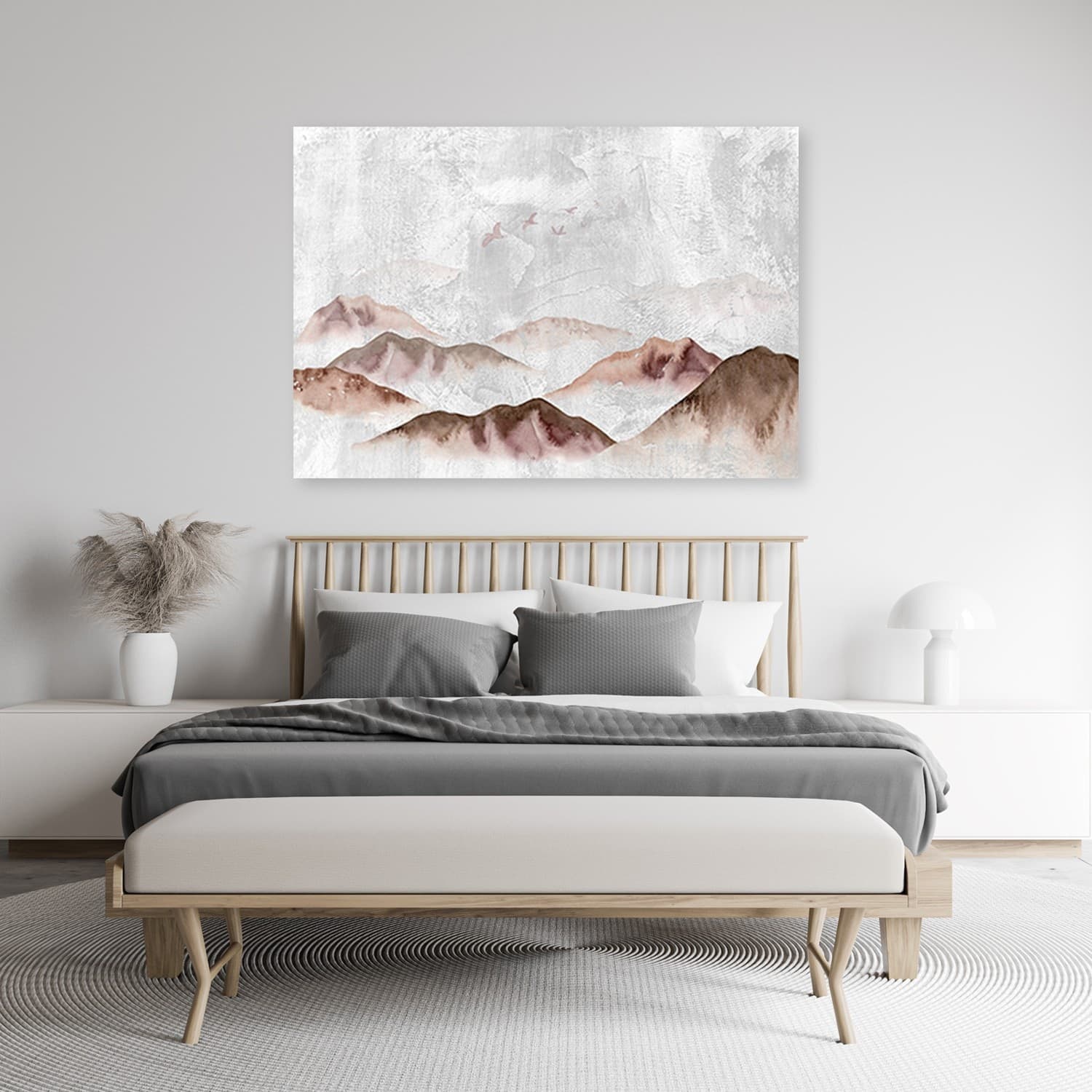 Quadro su tela, Uccelli sulle montagne in Poster e stampe Collezione Casa - Trebisacce, commercioVirtuoso.it