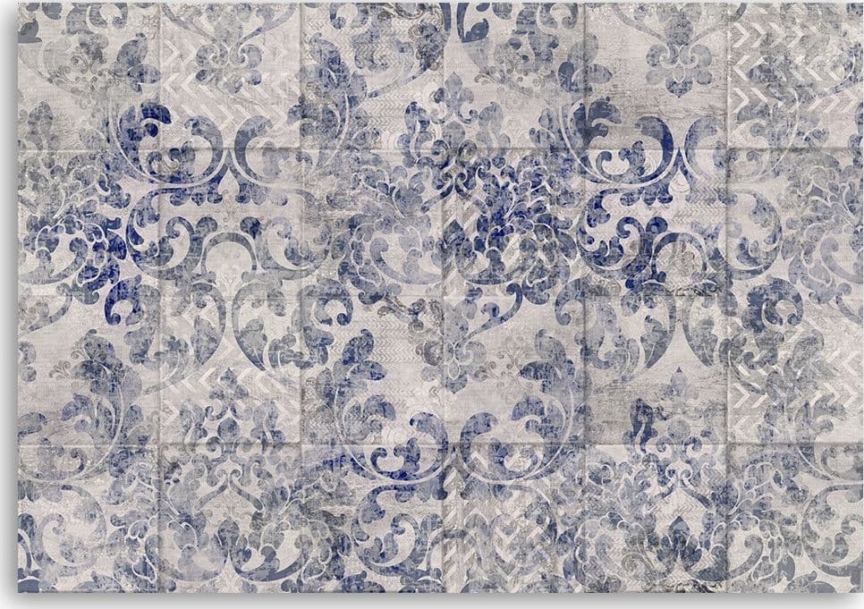 Quadro su tela, Ornamento blu su piastrelle portoghesi in Poster e stampe Collezione Casa - Trebisacce, commercioVirtuoso.it