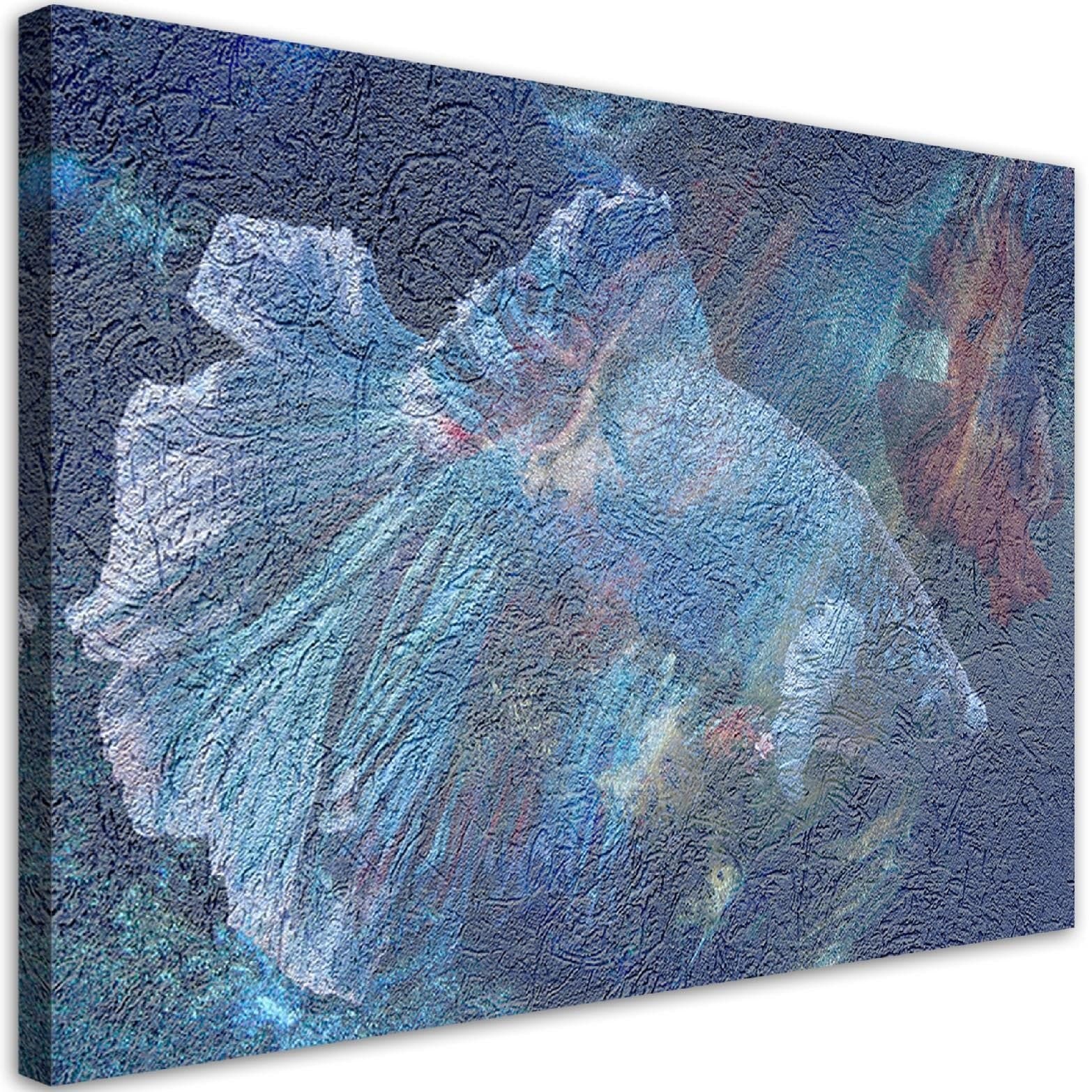 Quadro su tela, Astrazione di fiori blu in Poster e stampe Collezione Casa - Trebisacce, commercioVirtuoso.it