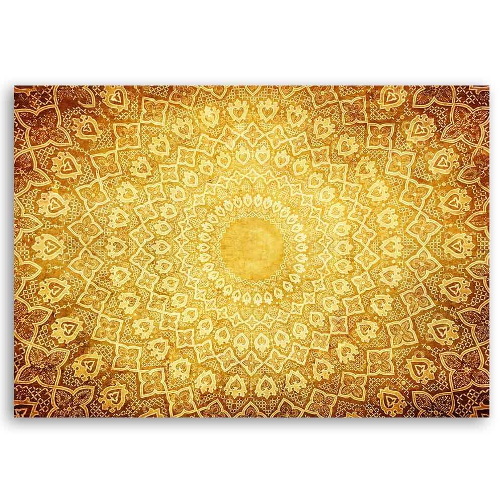 Quadro su tela, Oro Mandala Abstraction in Poster e stampe Collezione Casa - Trebisacce, commercioVirtuoso.it