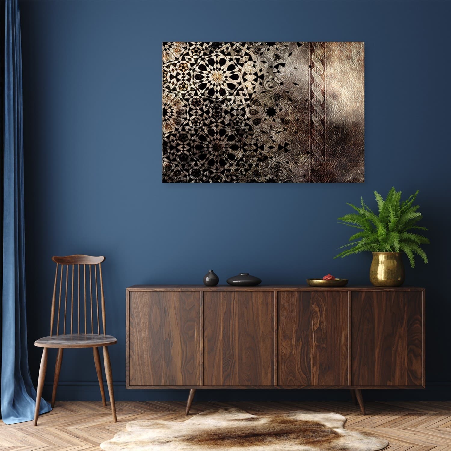 Quadro su tela, Ornamento orientale in Poster e stampe Collezione Casa - Trebisacce, commercioVirtuoso.it