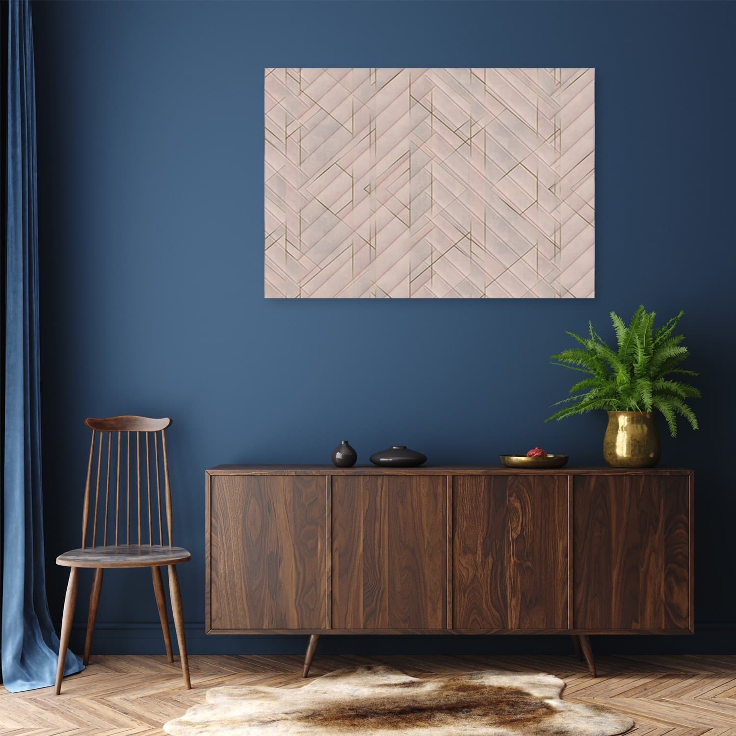 Quadro su tela, Pattern geometrico in Poster e stampe Collezione Casa - Trebisacce, commercioVirtuoso.it