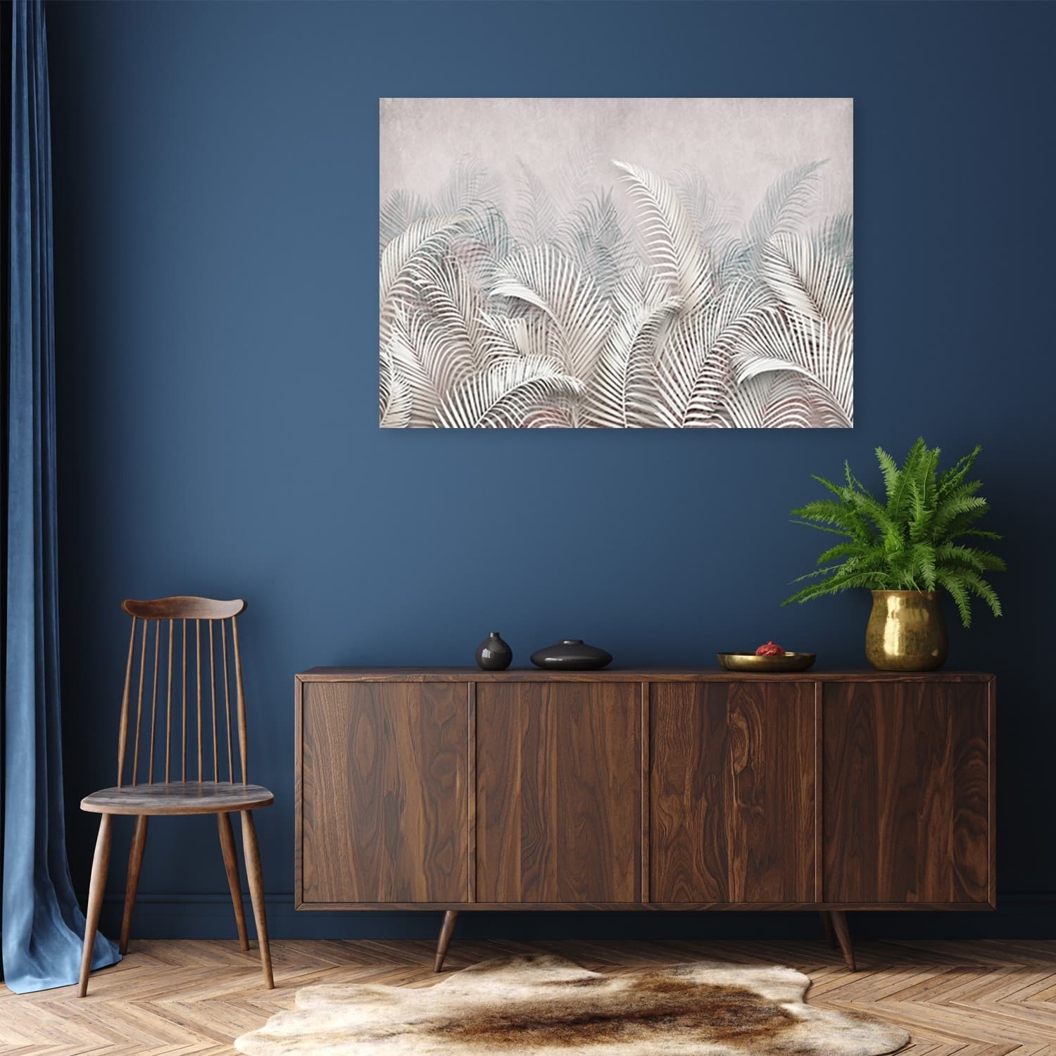 Quadro su tela, Foglie di palma 3D in Poster e stampe Collezione Casa - Trebisacce, commercioVirtuoso.it