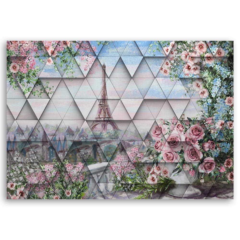 Quadro su tela, Torre Eiffel in primavera in Poster e stampe Collezione Casa - Trebisacce, commercioVirtuoso.it