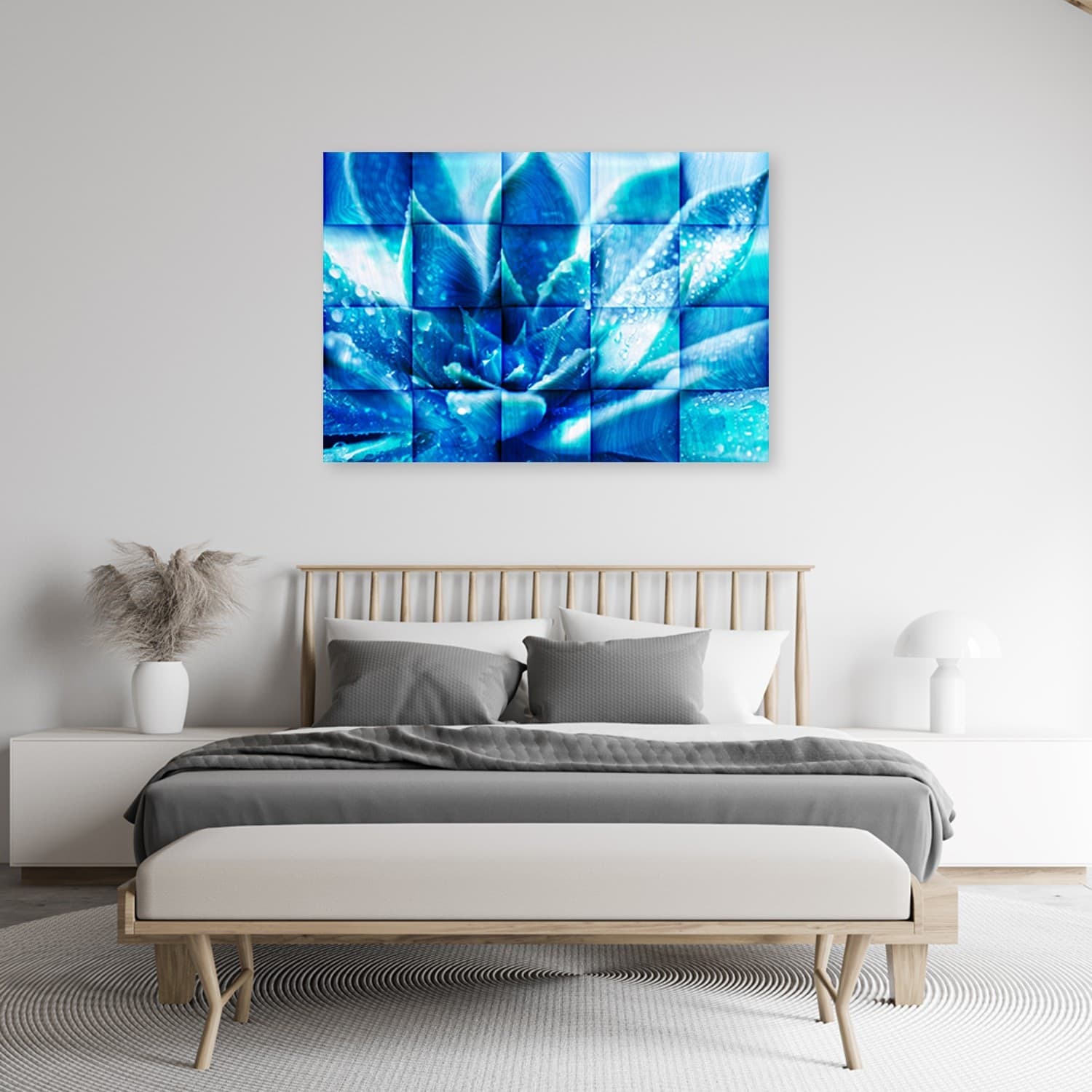 Quadro su tela, Fiore blu in Poster e stampe Collezione Casa - Trebisacce, commercioVirtuoso.it