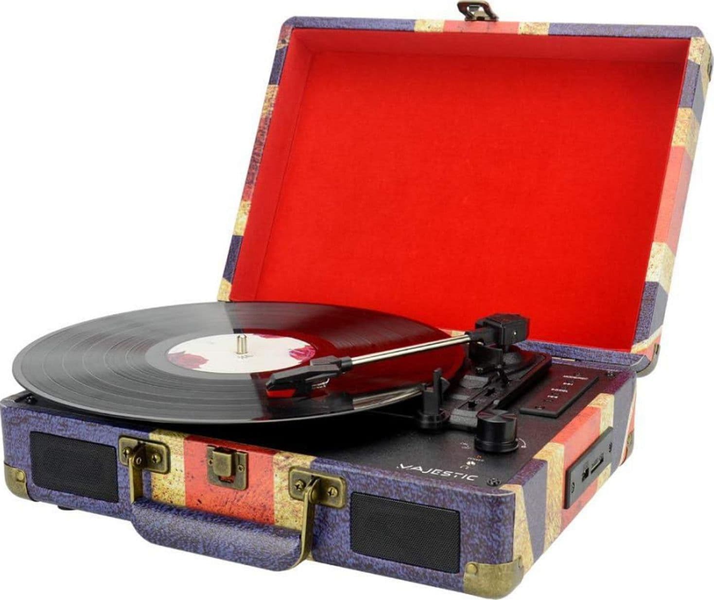 Majestic Giradischi Valigetta BT/USB/SD/AUX 33/45/78G TT_43BT