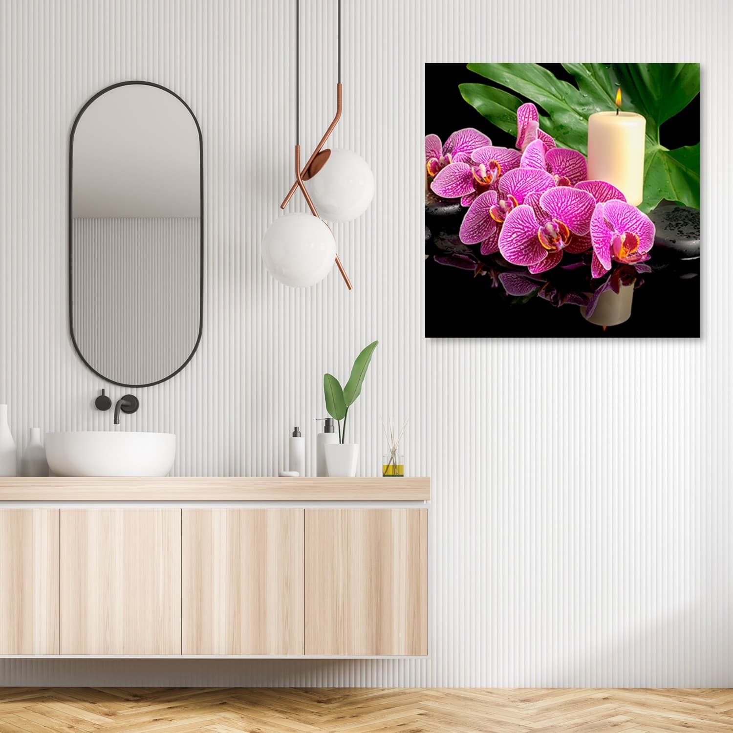 Quadro su tela, Candela rosa in Poster e stampe Collezione Casa - Trebisacce, commercioVirtuoso.it