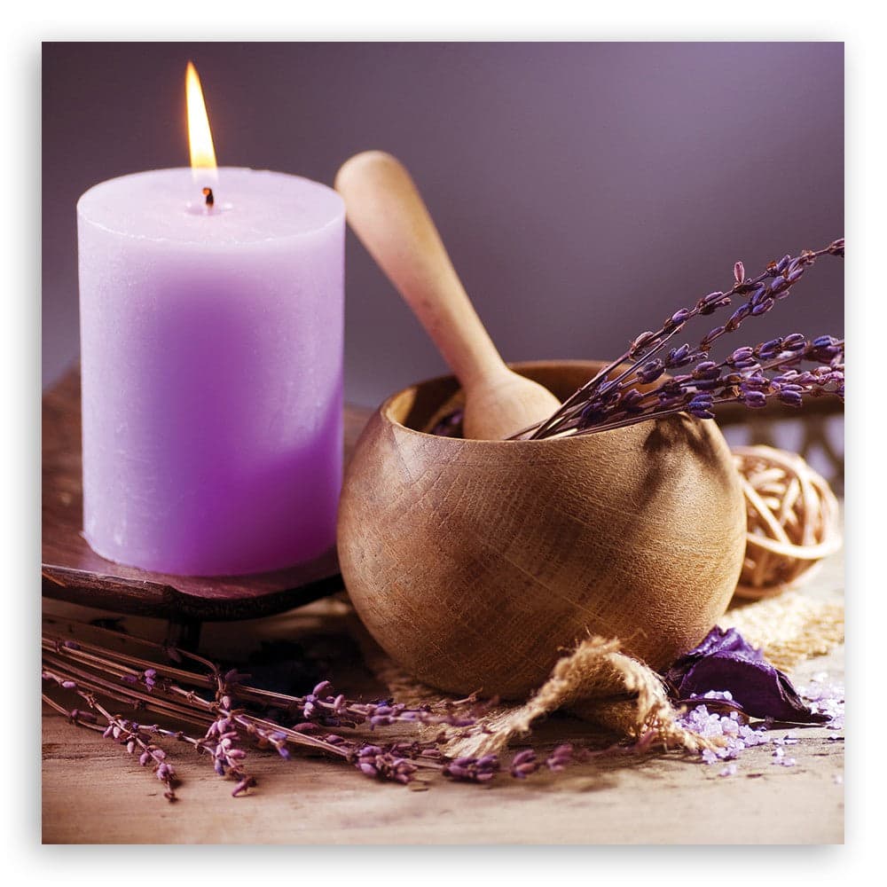 Quadro su tela, Spa Lavender Candle in Poster e stampe Collezione Casa - Trebisacce, commercioVirtuoso.it