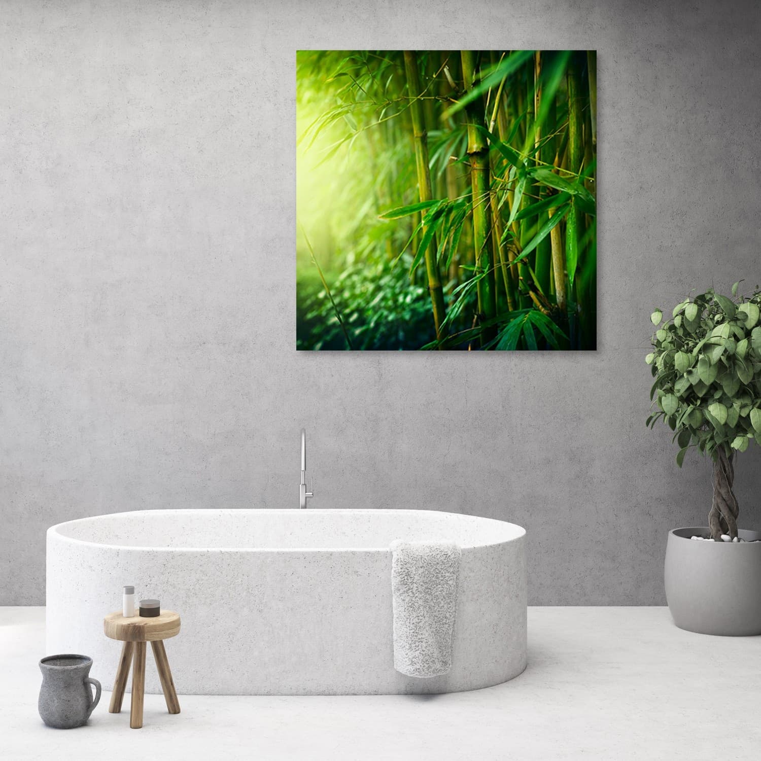 Quadro su tela, Bamboo nella giungla in Poster e stampe Collezione Casa - Trebisacce, commercioVirtuoso.it