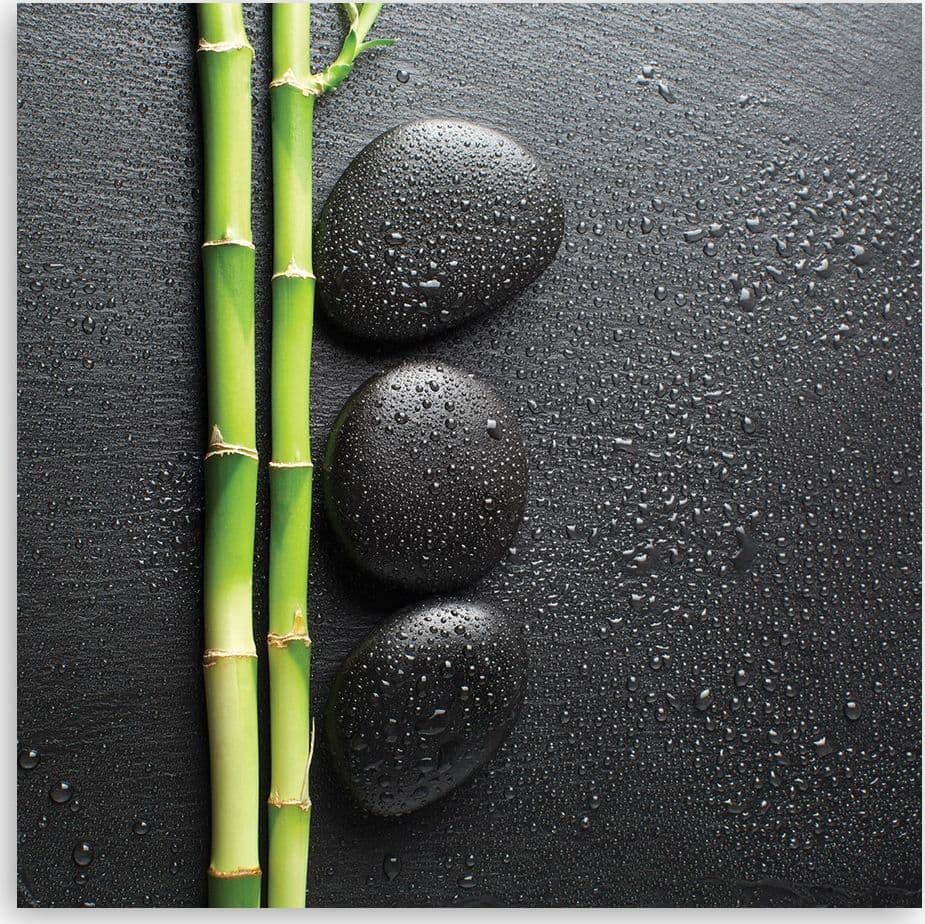 Quadro su tela, Pietre di bambù e zen in Poster e stampe Collezione Casa - Trebisacce, commercioVirtuoso.it