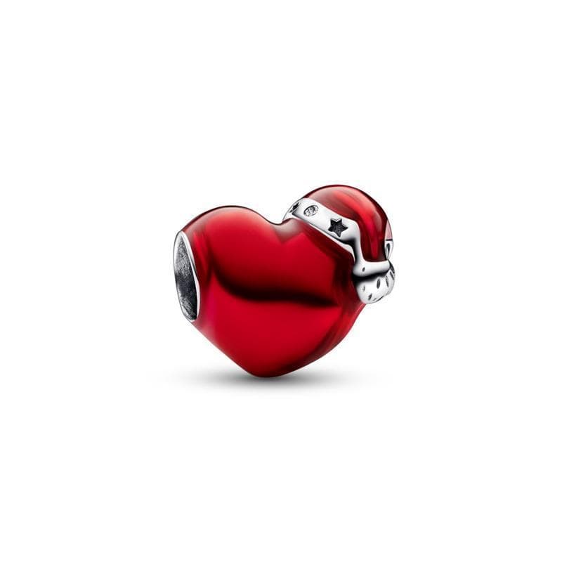 Pandora - Charm Cuore Rosso Natalizio in Bead Charm Alba Gioielli - Casoria, commercioVirtuoso.it