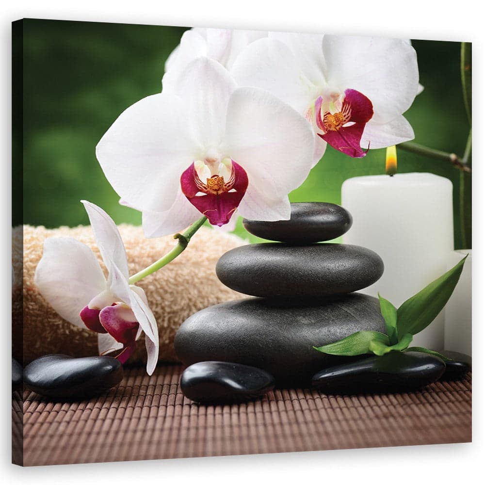 Quadro su tela, Orchidee zen in Poster e stampe Collezione Casa - Trebisacce, commercioVirtuoso.it