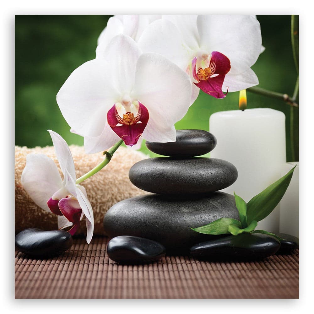 Quadro su tela, Orchidee zen in Poster e stampe Collezione Casa - Trebisacce, commercioVirtuoso.it