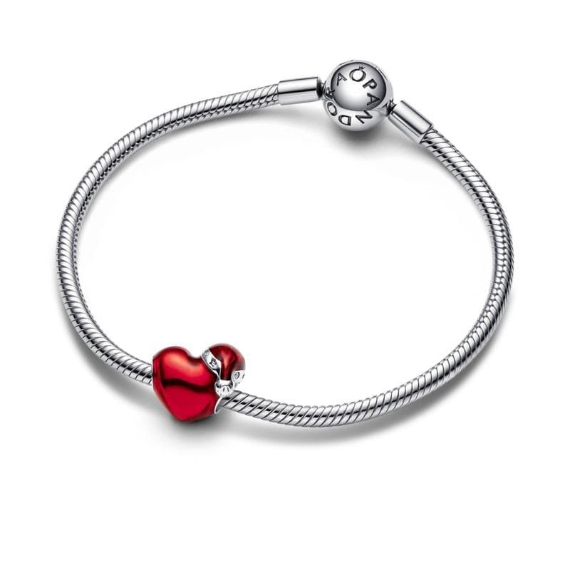 Pandora - Charm Cuore Rosso Natalizio in Bead Charm Alba Gioielli - Casoria, commercioVirtuoso.it