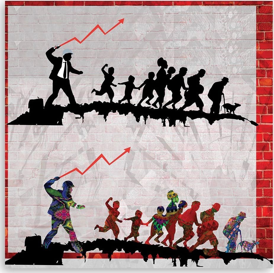 Quadro su tela, Banksy la frusta in Poster e stampe Collezione Casa - Trebisacce, commercioVirtuoso.it