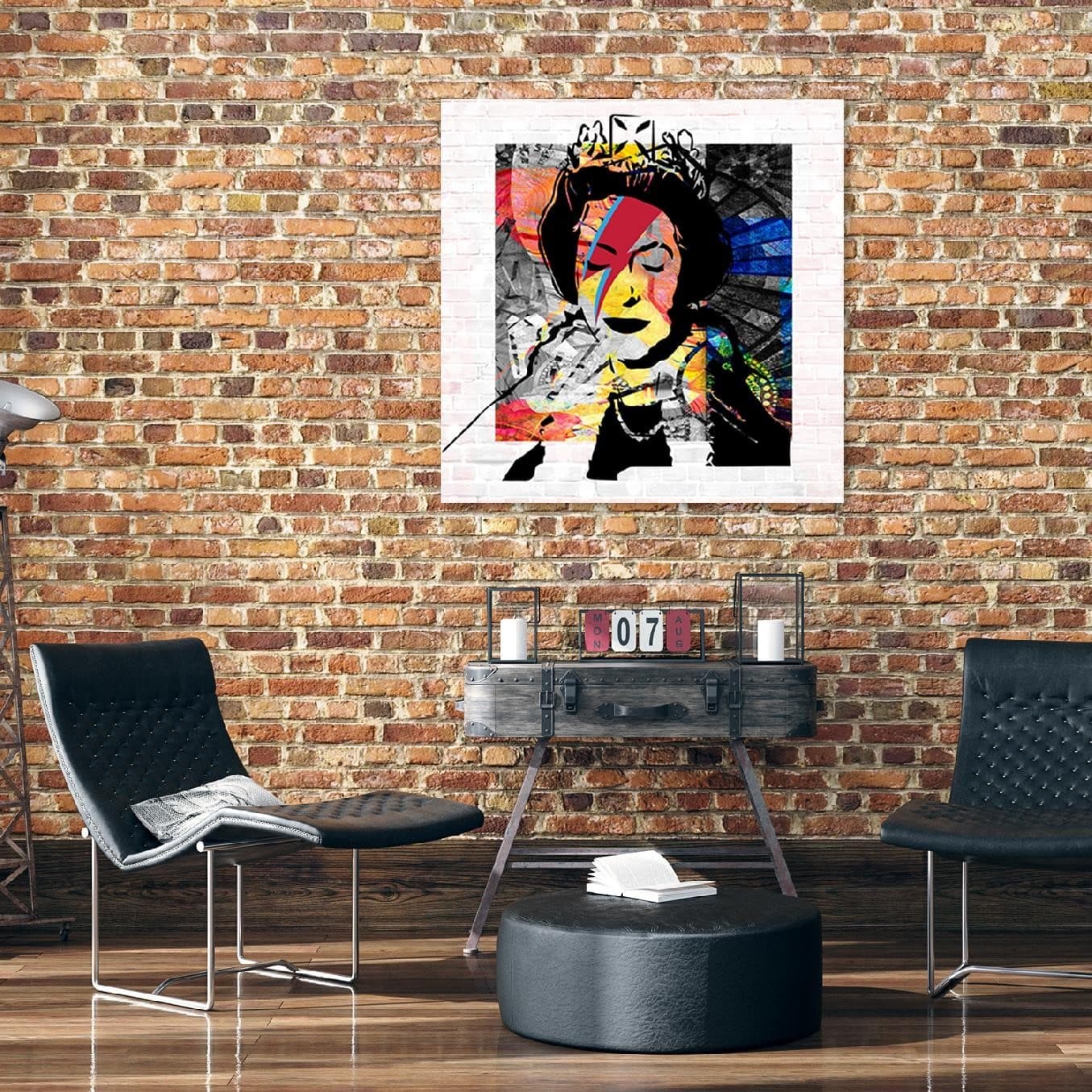 Quadro su tela, Banksy Queen d'Inghilterra in Poster e stampe Collezione Casa - Trebisacce, commercioVirtuoso.it