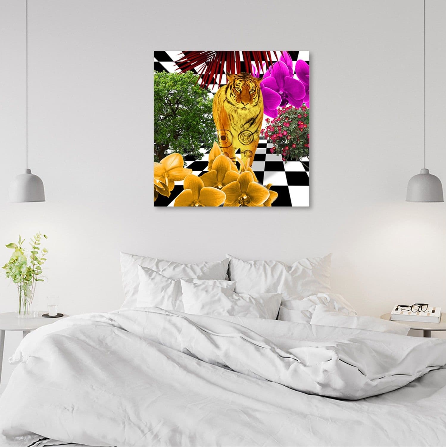 Quadro su tela, Tigre colorata in Poster e stampe Collezione Casa - Trebisacce, commercioVirtuoso.it