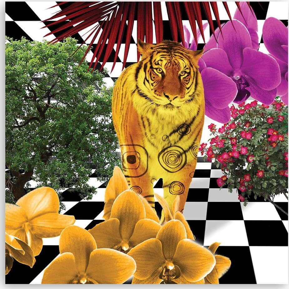 Quadro su tela, Tigre colorata in Poster e stampe Collezione Casa - Trebisacce, commercioVirtuoso.it