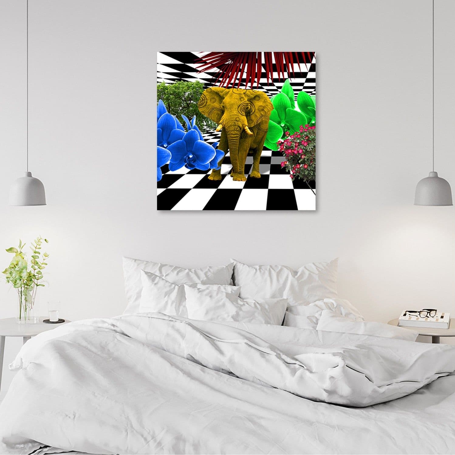 Quadro su tela, Elefante colorato in Poster e stampe Collezione Casa - Trebisacce, commercioVirtuoso.it
