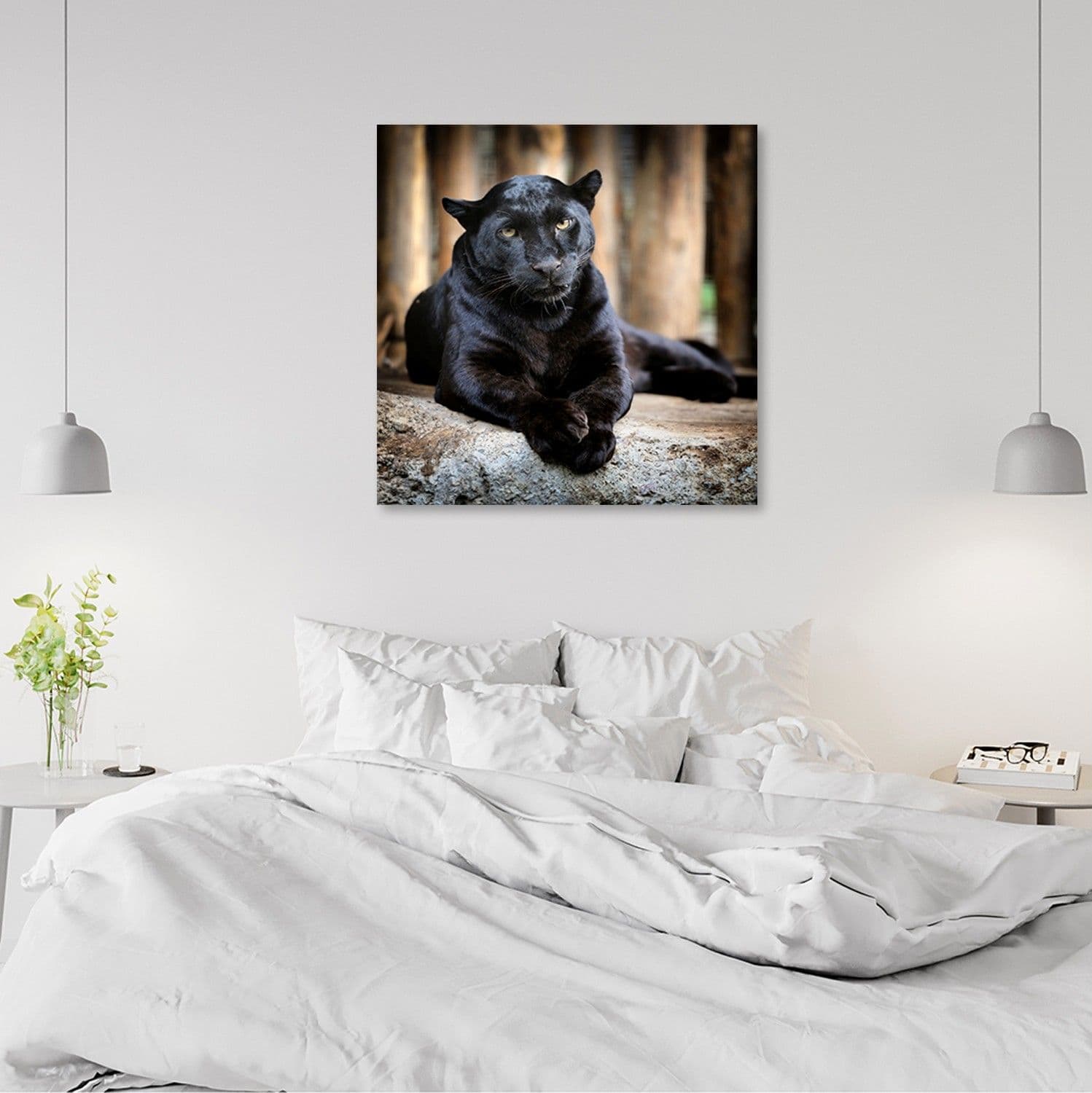 Quadro su tela, Pantera nera in Poster e stampe Collezione Casa - Trebisacce, commercioVirtuoso.it