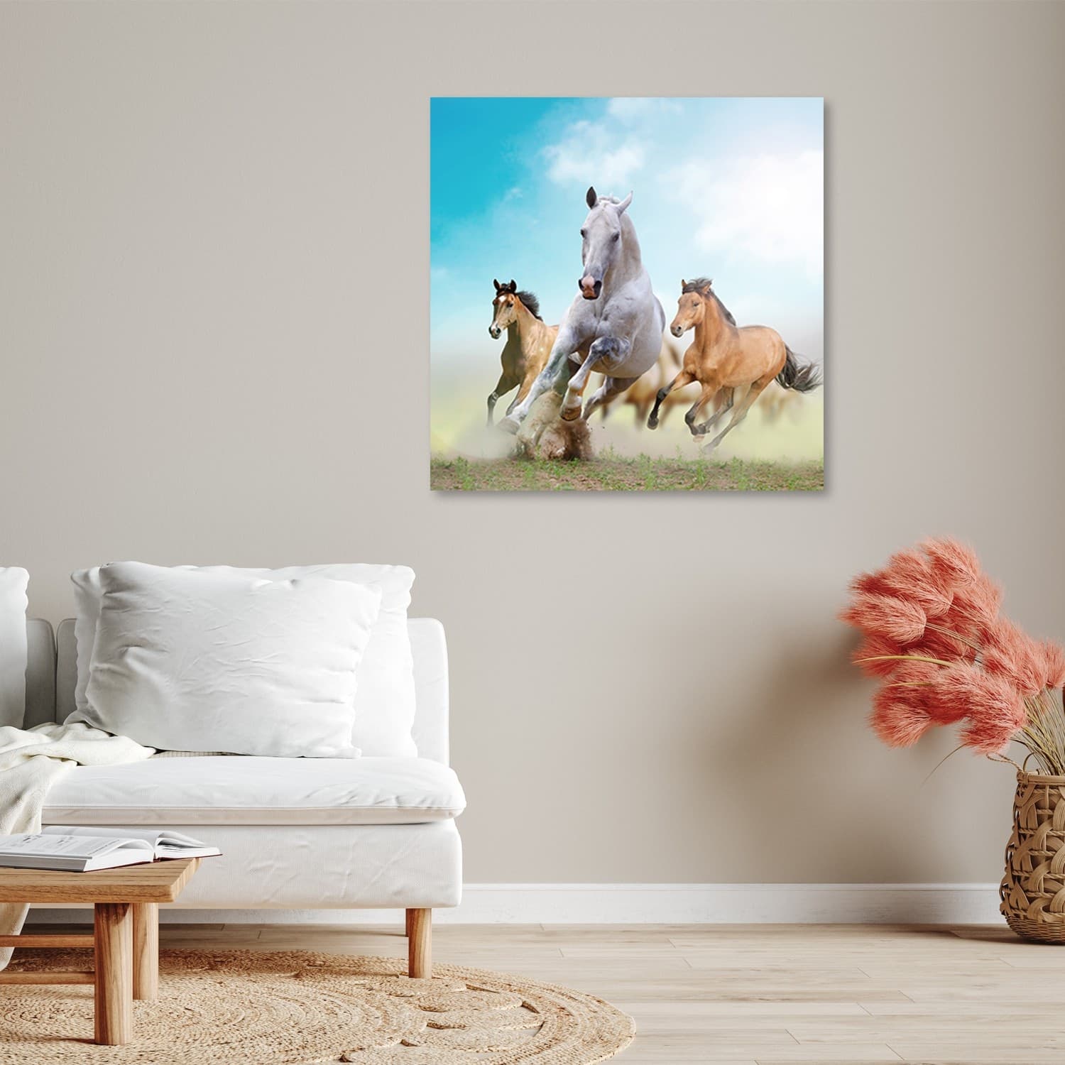 Quadro su tela, Cavalli al galoppo in Poster e stampe Collezione Casa - Trebisacce, commercioVirtuoso.it