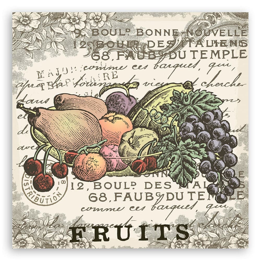 Quadro su tela, Frutto vintage in Poster e stampe Collezione Casa - Trebisacce, commercioVirtuoso.it