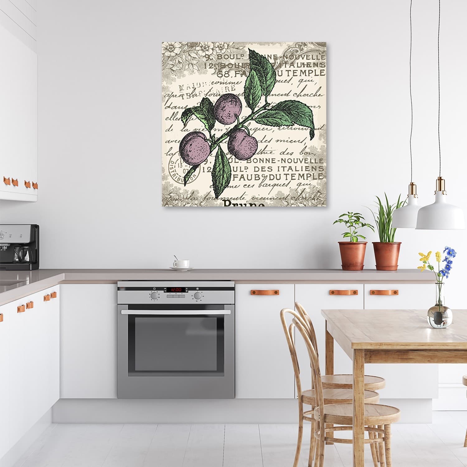 Quadro su tela, Prugna vintage in Poster e stampe Collezione Casa - Trebisacce, commercioVirtuoso.it