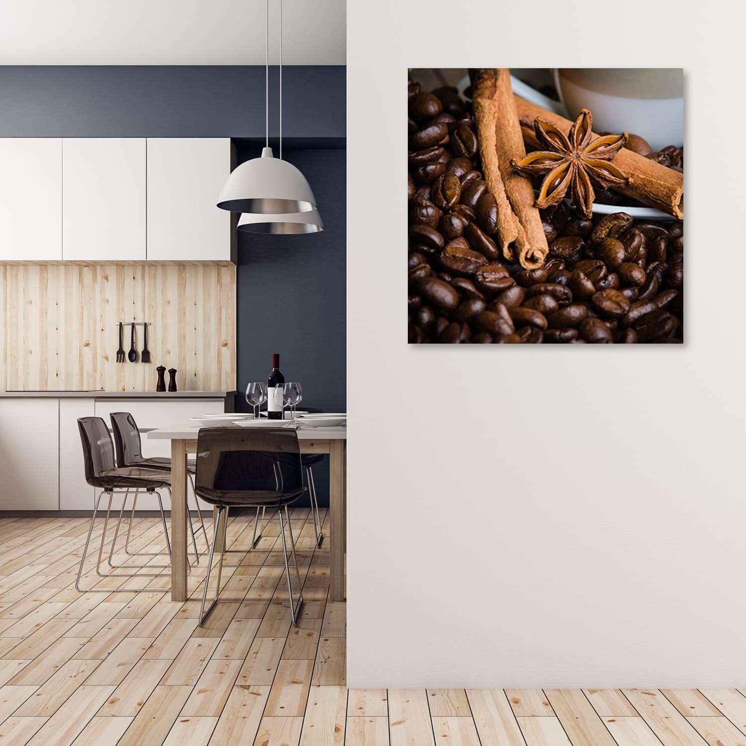 Quadro su tela, Anya Star and Coffee in Poster e stampe Collezione Casa - Trebisacce, commercioVirtuoso.it