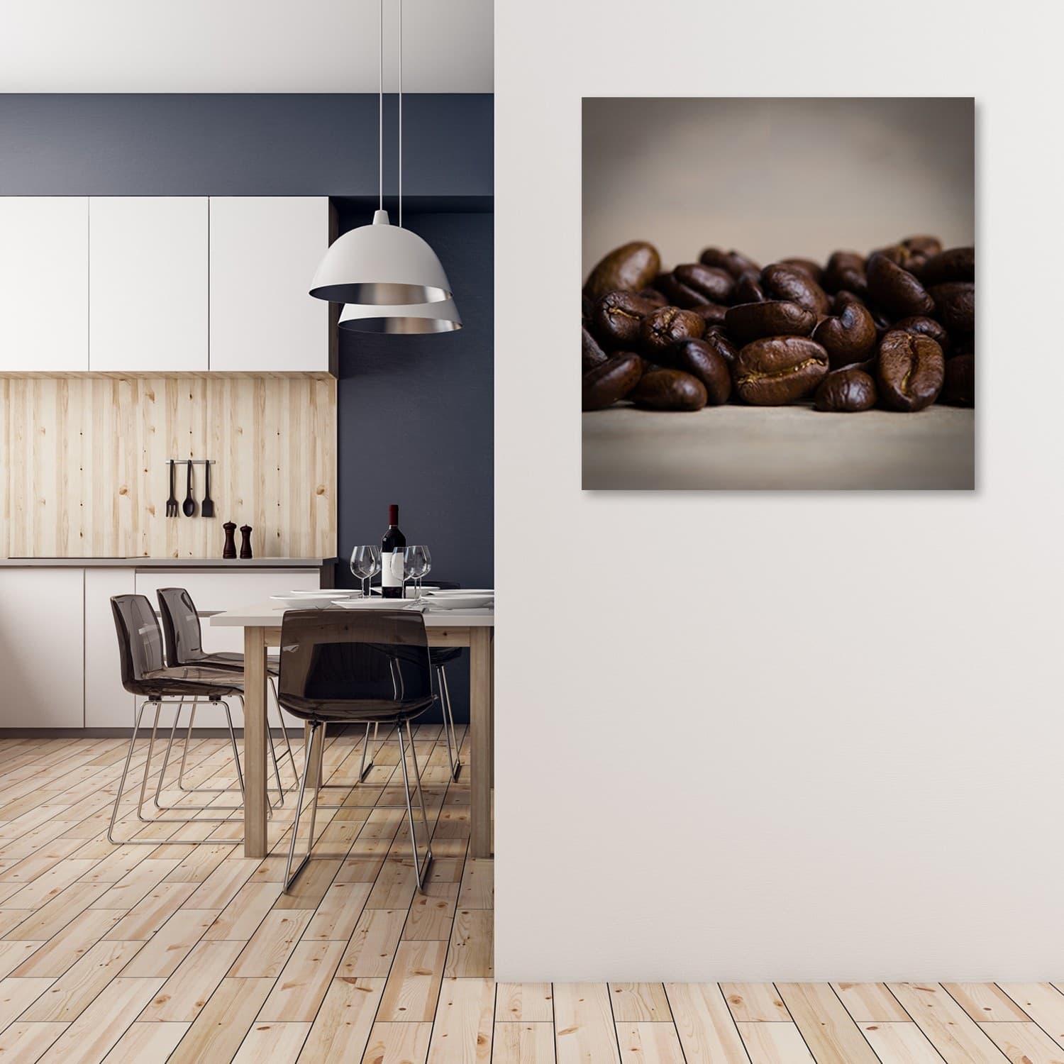 Quadro su tela, Chicchi di caffè in Poster e stampe Collezione Casa - Trebisacce, commercioVirtuoso.it