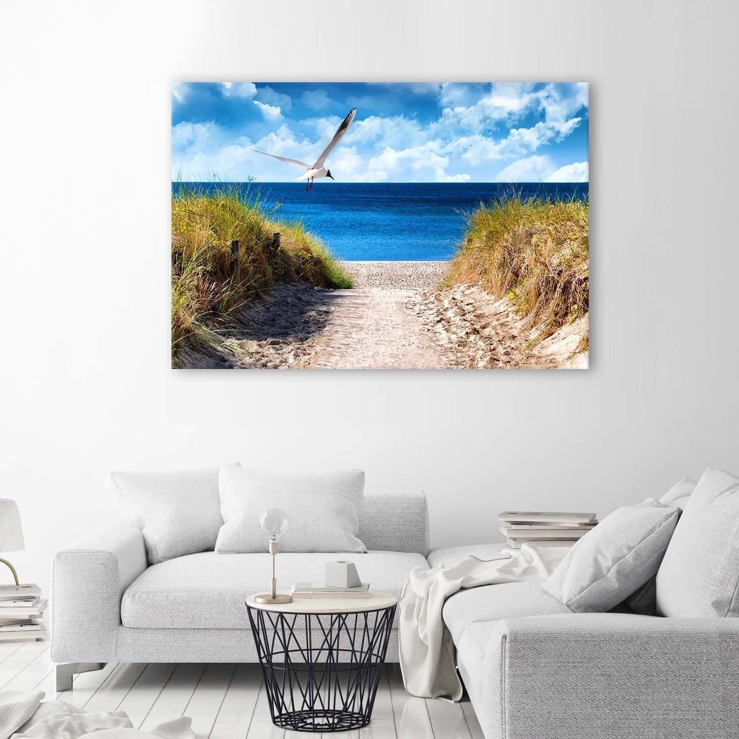 Foto su tela Spiaggia Dune di mare Gabbiani in Poster e stampe Collezione Casa - Trebisacce, commercioVirtuoso.it
