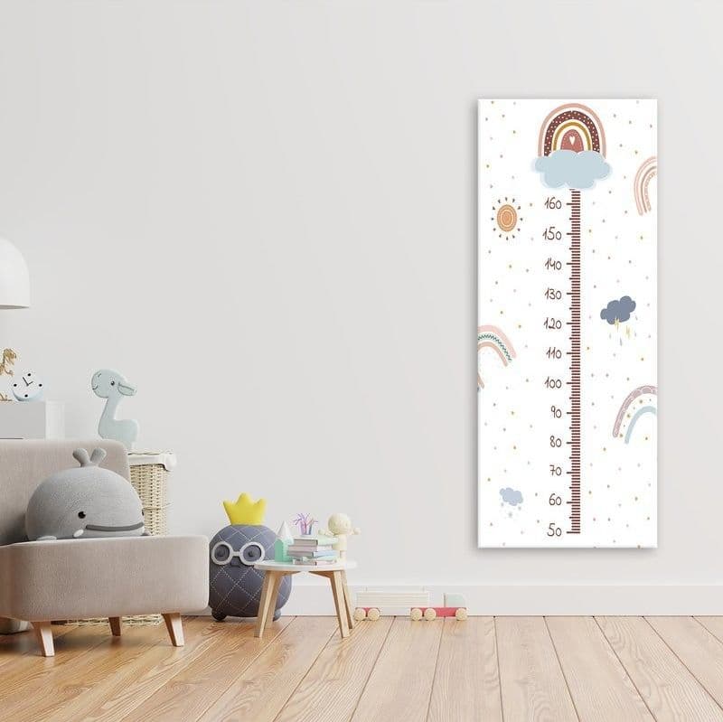 Grafico di Crescita per Bambini, Testa tra le nuvole in Metri da parete Collezione Casa - Trebisacce, commercioVirtuoso.it