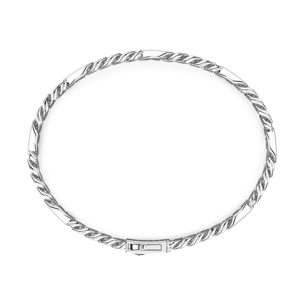 Zancan  Bracciale solo maglia in argento con pietre naturali. in Bracciali Alba Gioielli - Casoria, commercioVirtuoso.it