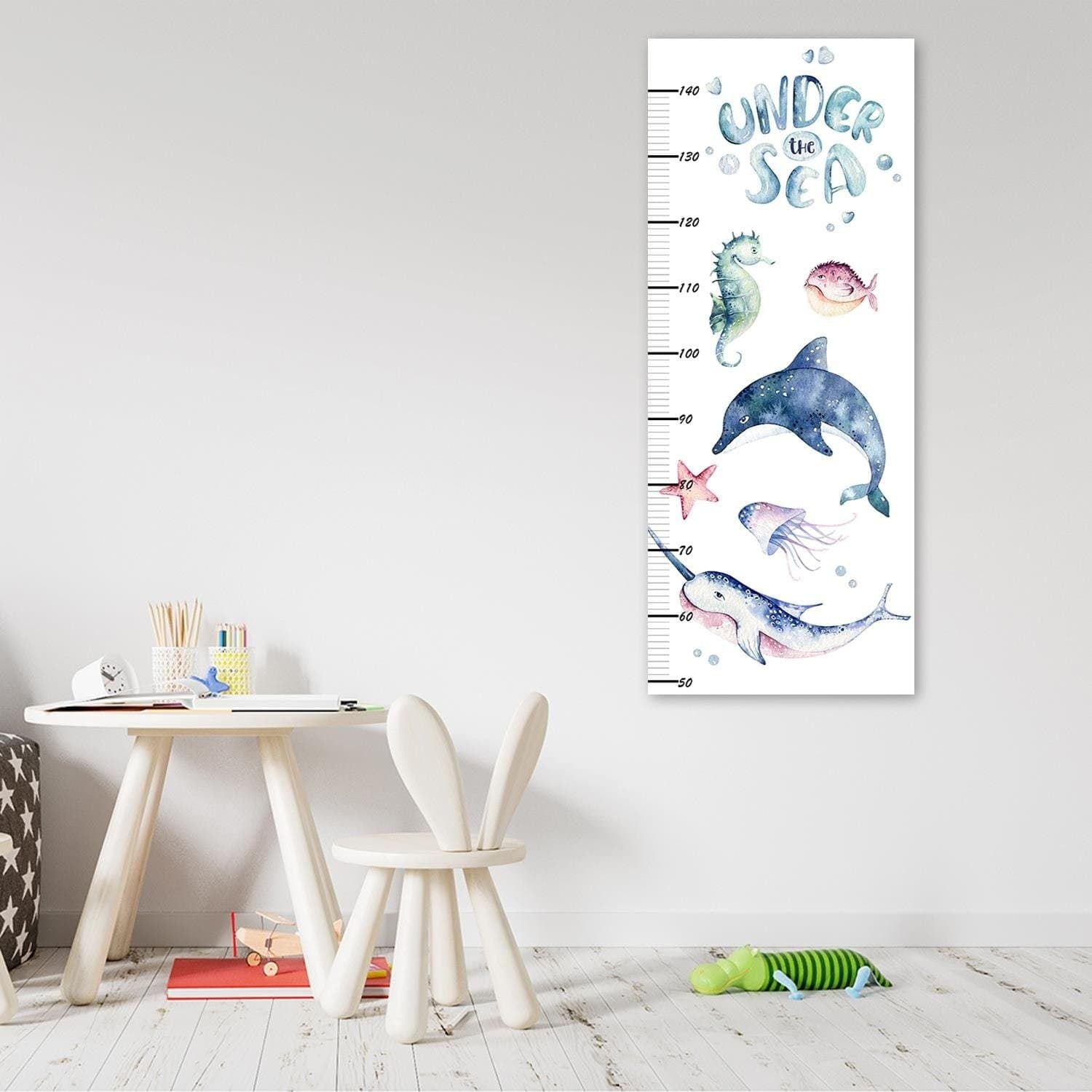 Grafico di Crescita per Bambini, Sott'acqua in Metri da parete Collezione Casa - Trebisacce, commercioVirtuoso.it
