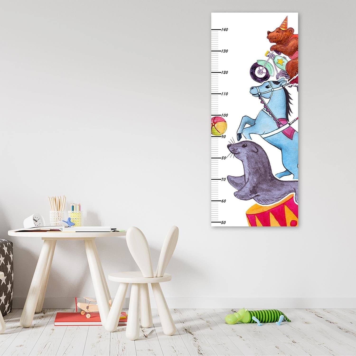 Grafico di Crescita per Bambini, Animali del circo in Metri da parete Collezione Casa - Trebisacce, commercioVirtuoso.it