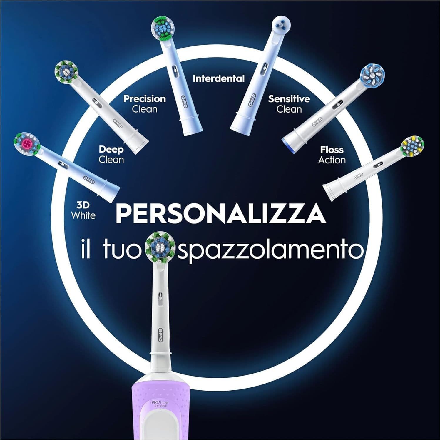 SPAZZOLINO ELETTRICO ORAL-B VITALITY PRO VIOLA in Spazzolini a tecnologia sonica Ecoprice.it - Avellino, commercioVirtuoso.it
