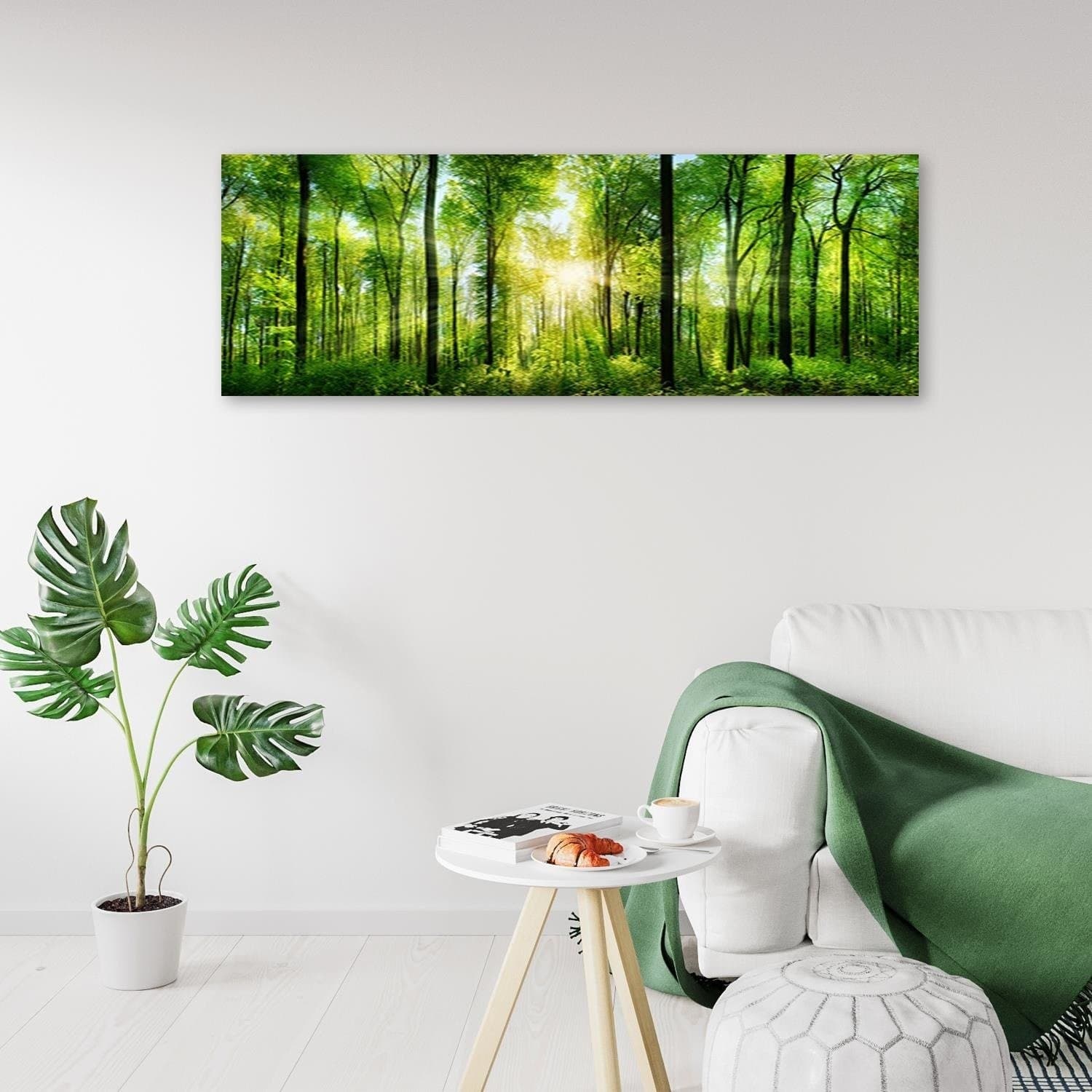 Quadro su tela, Paesaggio Foresta Verde Natura in Poster e stampe Collezione Casa - Trebisacce, commercioVirtuoso.it
