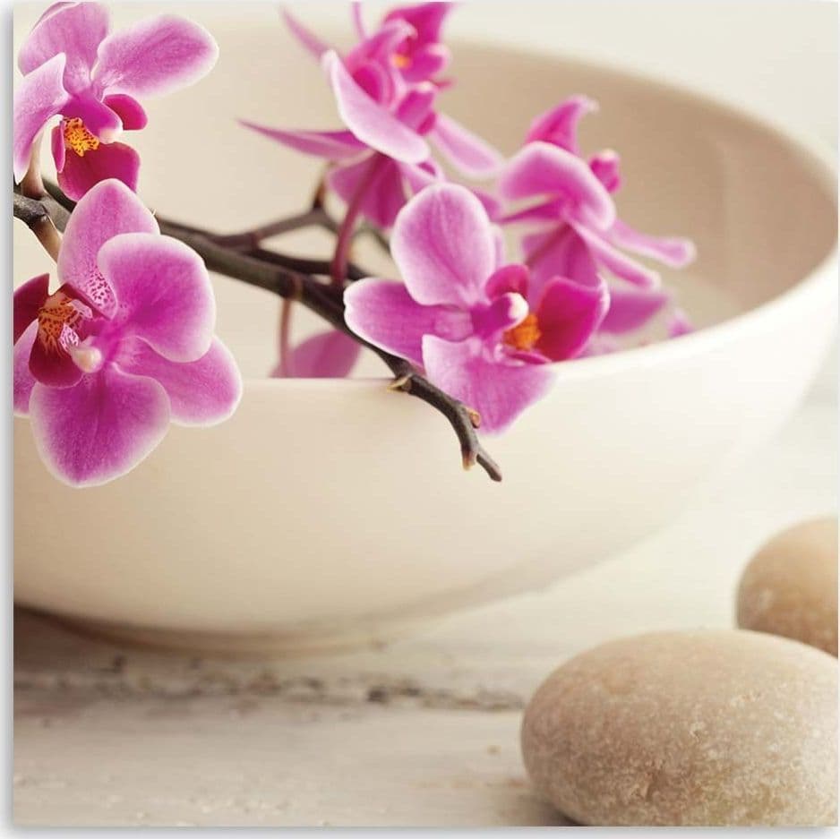Quadro su tela, Orchidee rosa zen in Poster e stampe Collezione Casa - Trebisacce, commercioVirtuoso.it
