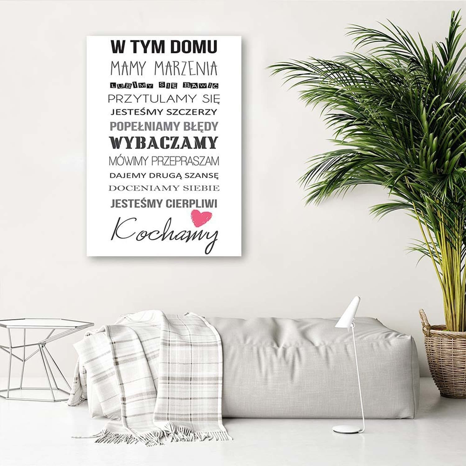 Quadro su tela, In questa casa la tipografia in Poster e stampe Collezione Casa - Trebisacce, commercioVirtuoso.it