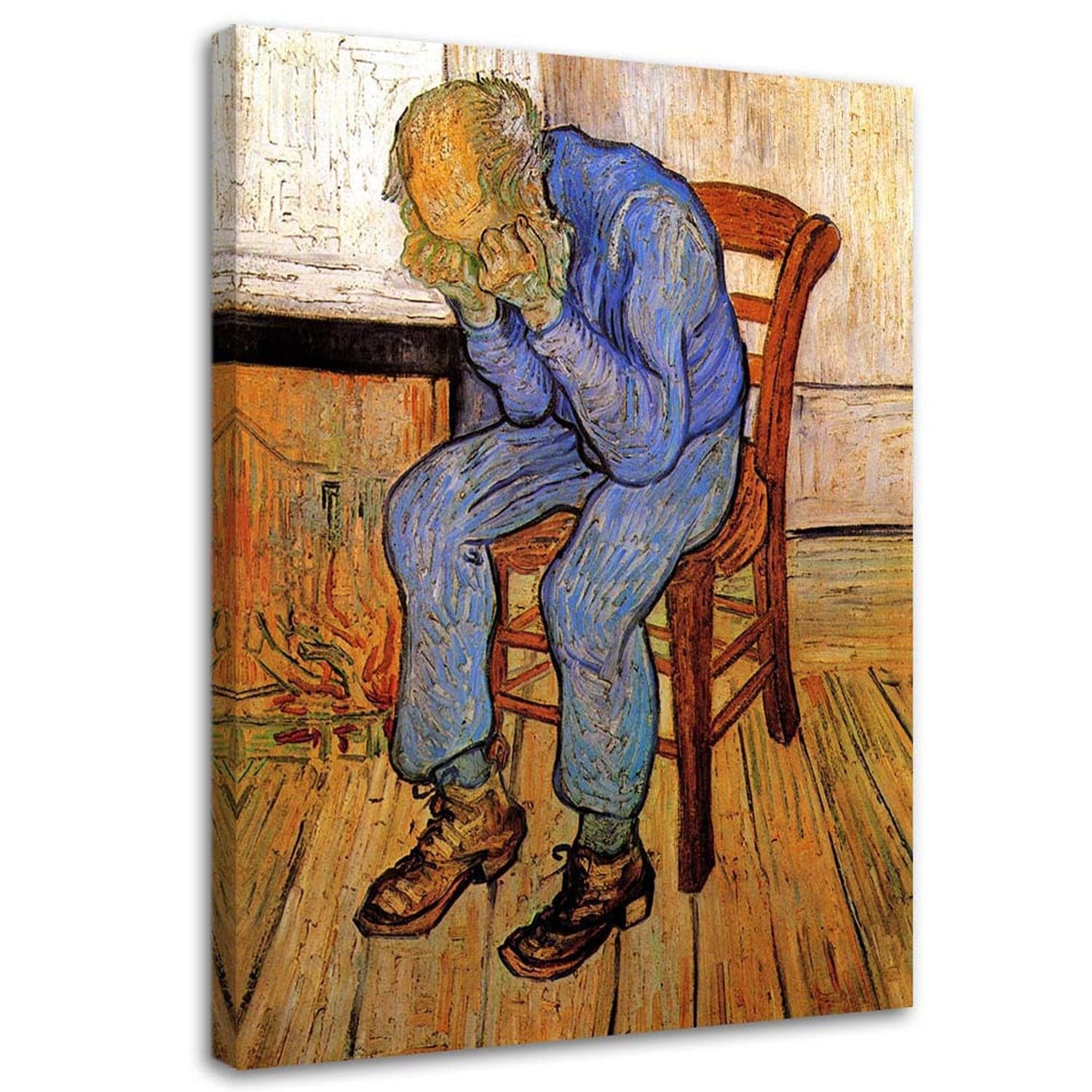Quadro su tela, Vecchio in tristezza V. van Gogh in Poster e stampe Collezione Casa - Trebisacce, commercioVirtuoso.it