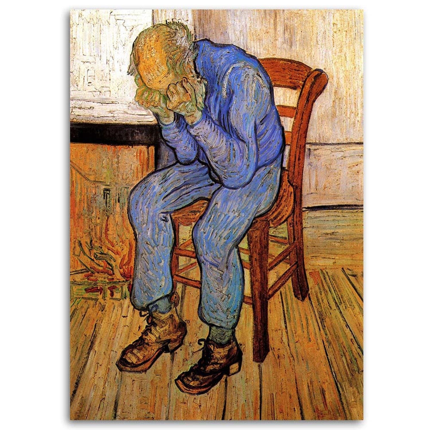 Quadro su tela, Vecchio in tristezza V. van Gogh in Poster e stampe Collezione Casa - Trebisacce, commercioVirtuoso.it