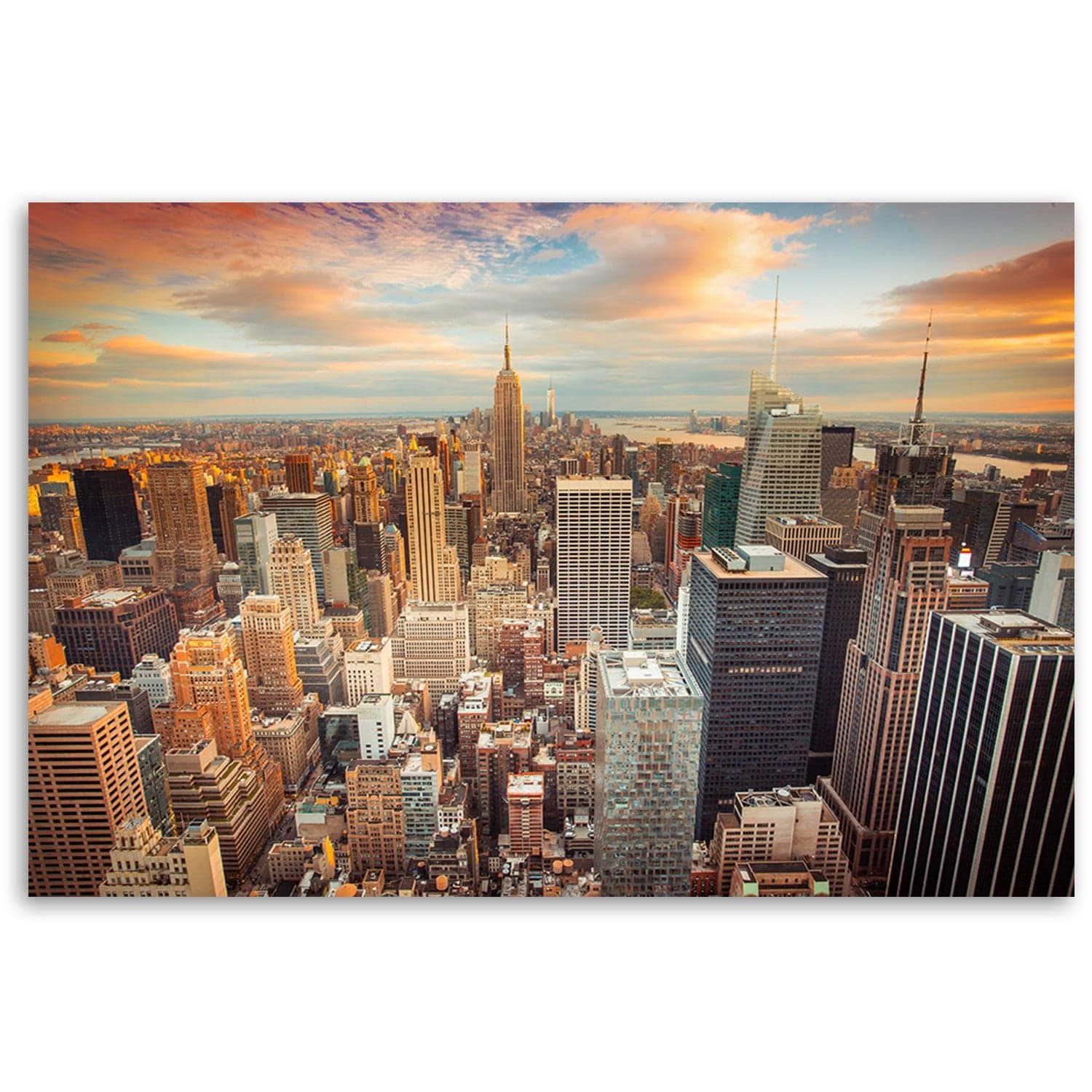 Quadro su tela, Panorama New York City in Poster e stampe Collezione Casa - Trebisacce, commercioVirtuoso.it