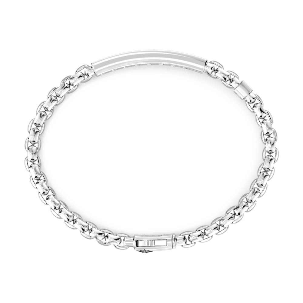 Zancan  Bracciale in argento con targa centrale e pietre naturali. in Collane Alba Gioielli - Casoria, commercioVirtuoso.it