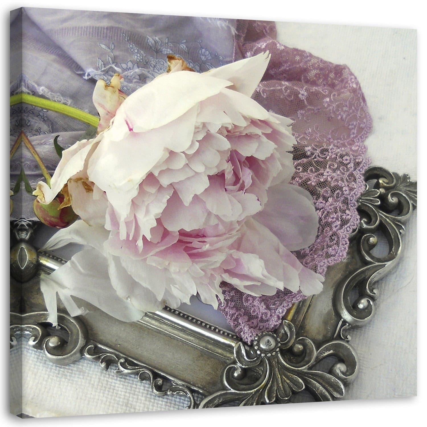 Quadro su tela, Fiore di rosa shabby chic in Poster e stampe Collezione Casa - Trebisacce, commercioVirtuoso.it