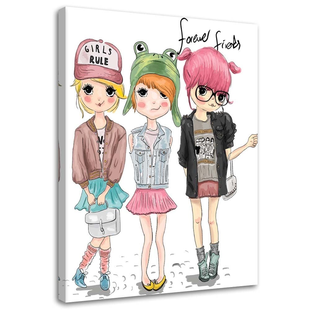 Quadro su tela, Ragazza della moda in Poster e stampe Collezione Casa - Trebisacce, commercioVirtuoso.it